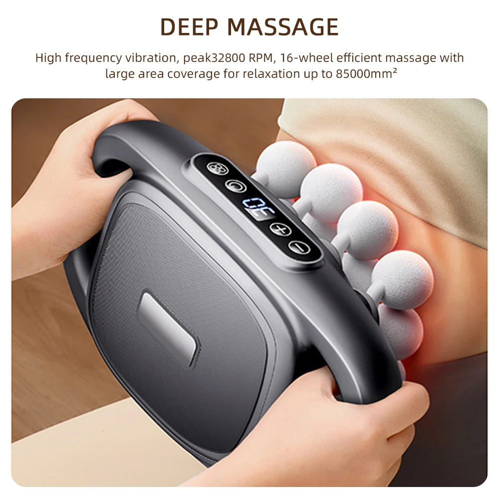 16-kopf Fascia Massage Pistole Gun