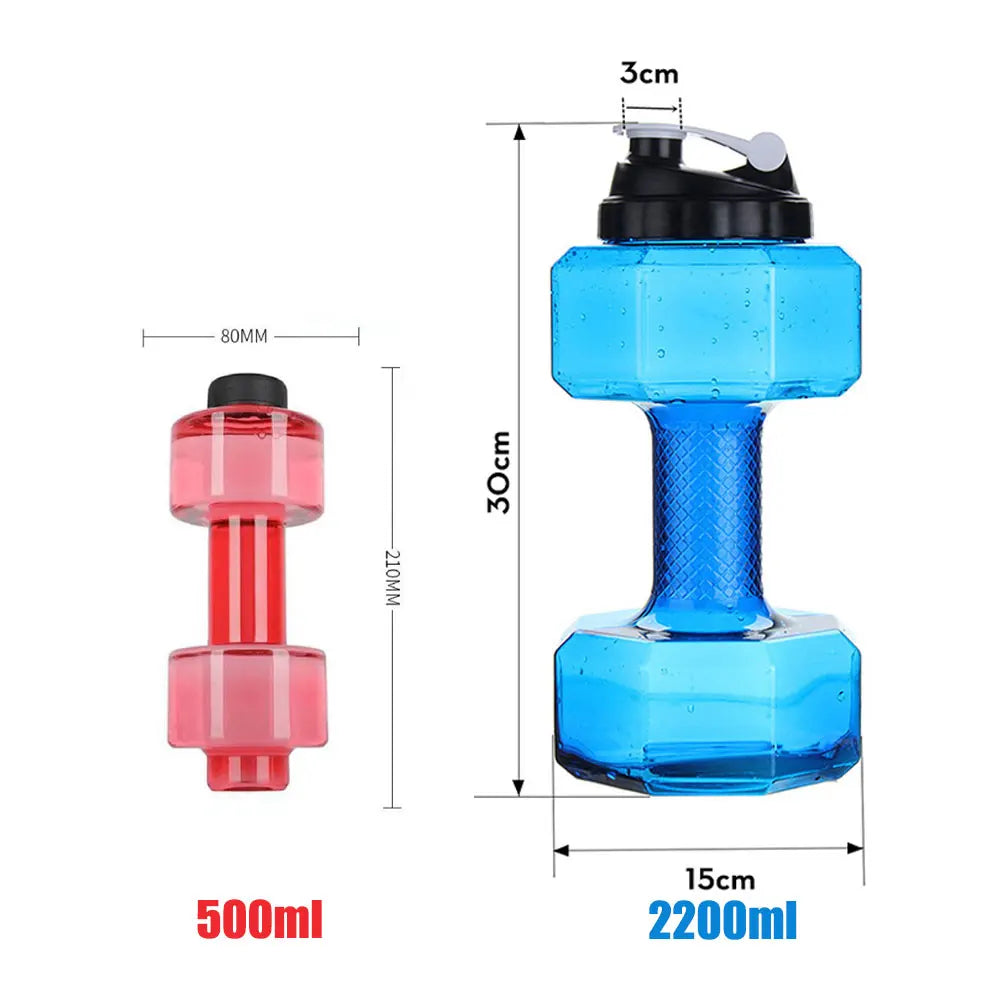 500/1500/2600 ml PET Hantelförmige Wasserflasche