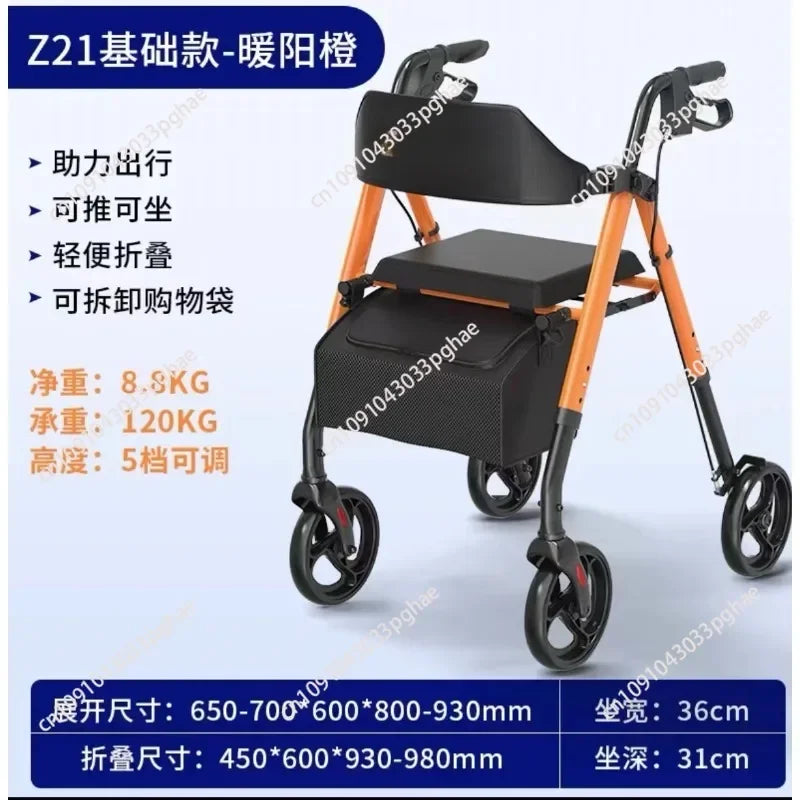 Rollator für Senioren mit Sitz