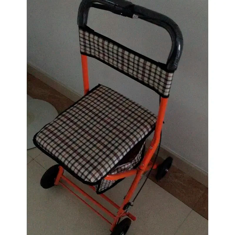 Einkaufswagen mit 4 Rädern und Handbremse