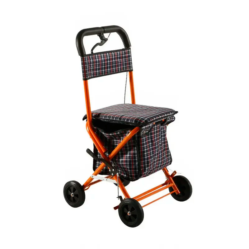 Einkaufswagen mit 4 Rädern und Handbremse
