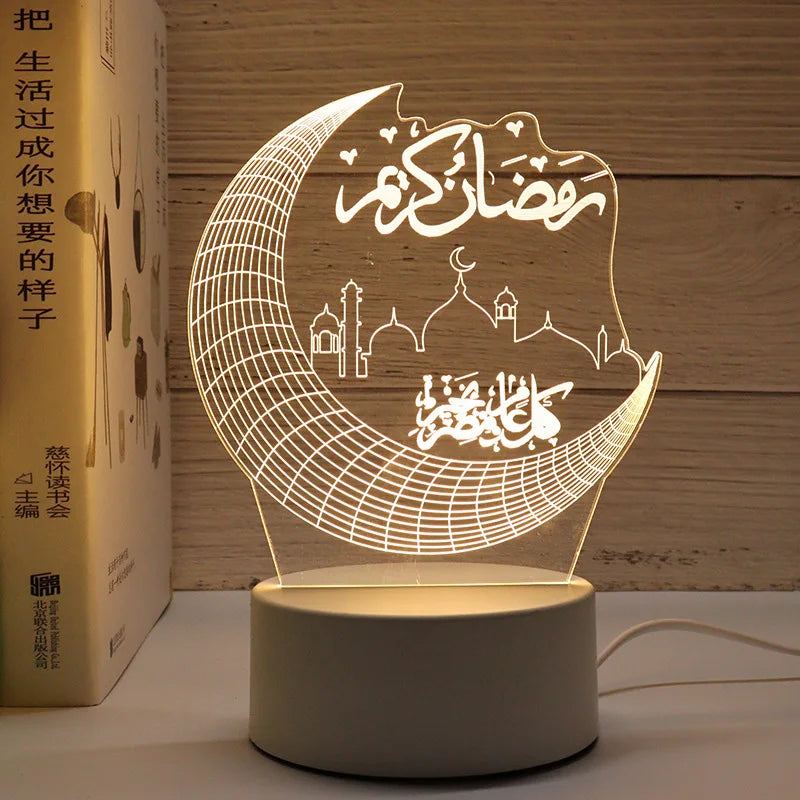 3D-LED-Lampe Ramadan Dekoration