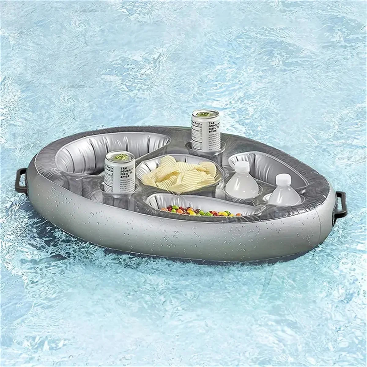 Aufblasbarer Getränkehalter mit acht Löchern für Poolparty