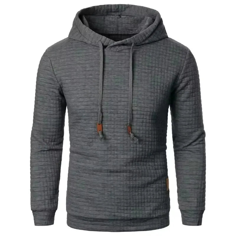 Einfarbiger, lässiger Kapuzenpullover
