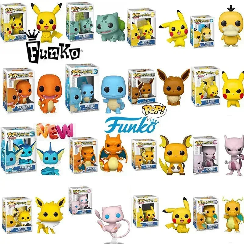FUNKO POP Pokemon CUBONE 596# Vaporeon 627# Raichu 645# Mew 643#