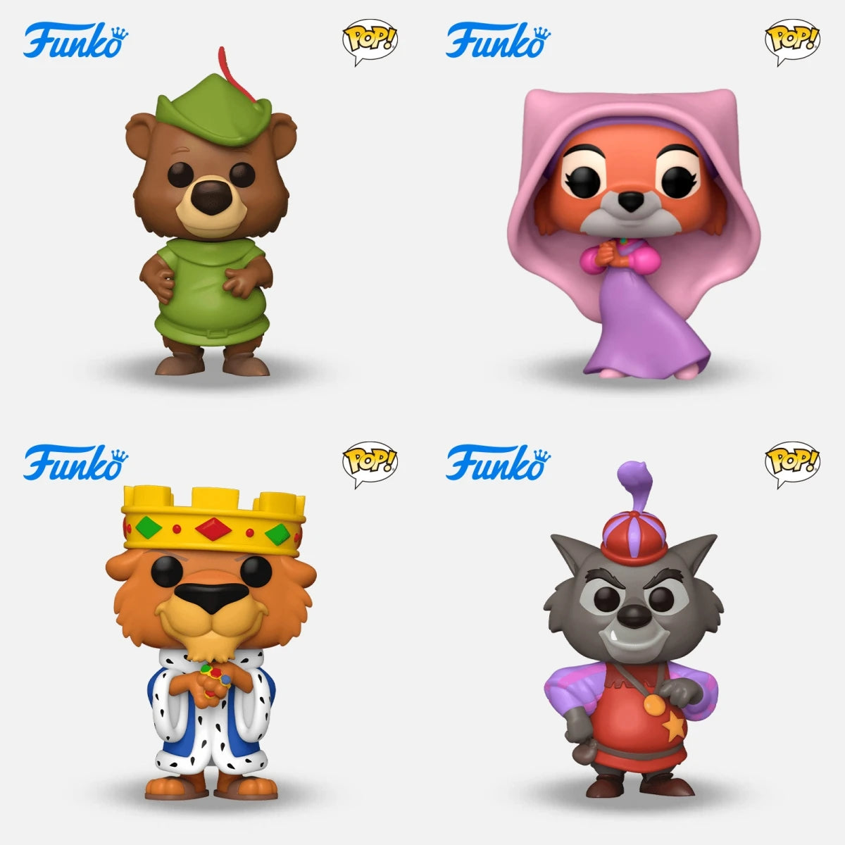 Funko Pop Disney Easter Mickey Minnie Robin Hood Prince John Stitch Bambi the Little Deer Figuren