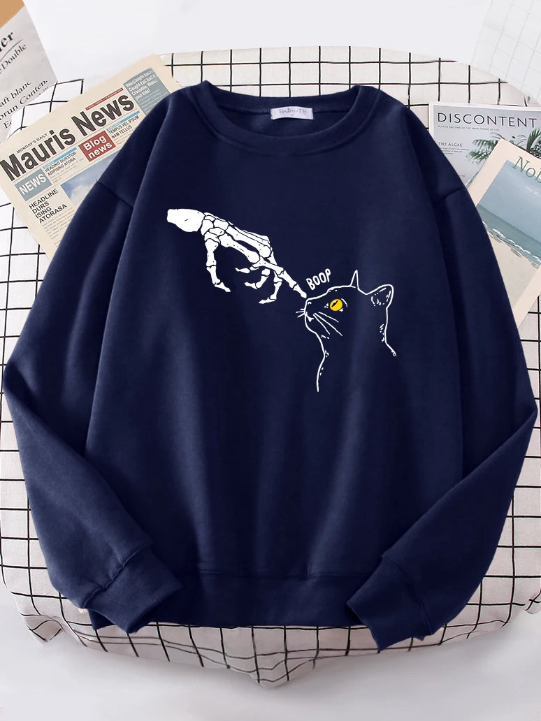 Rundhals-Pullover