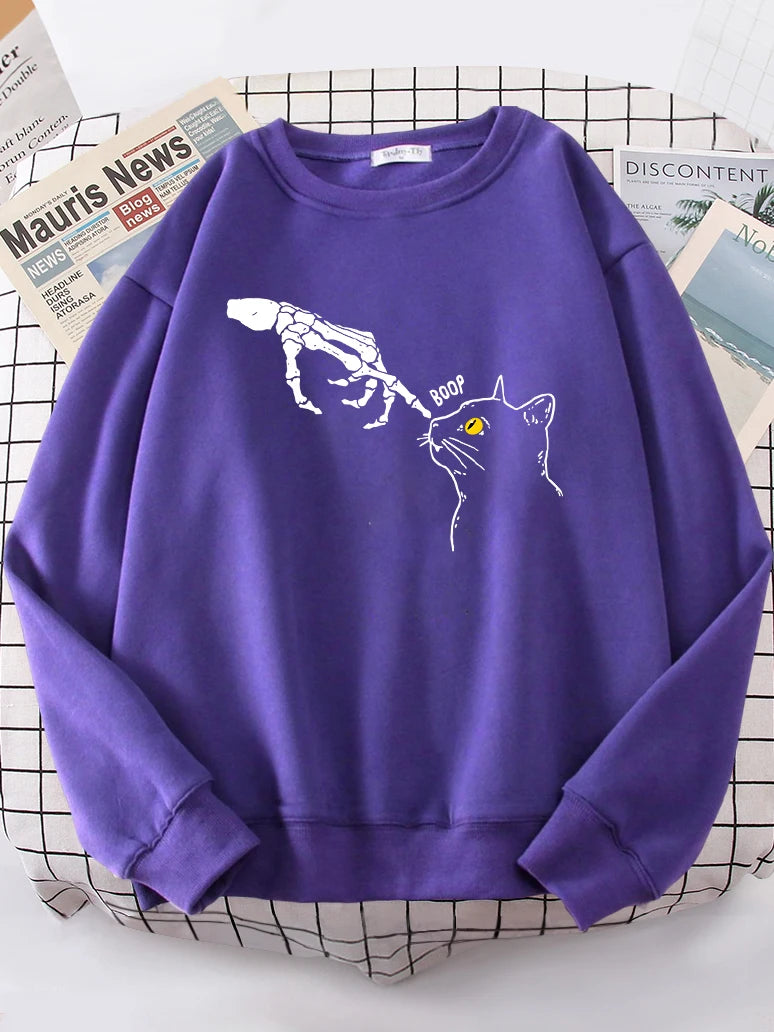 Rundhals-Pullover