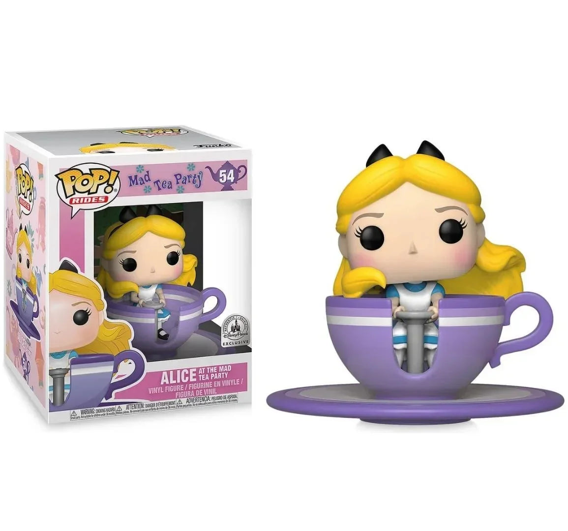 Funko POP MAD Hatter 36# 181# ALICE at the Mad Tea Party 54# Cheshire Cat 35# Chessur 183#