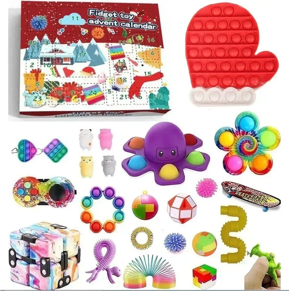 Advents Kalender mit Geschenken für Kinder
