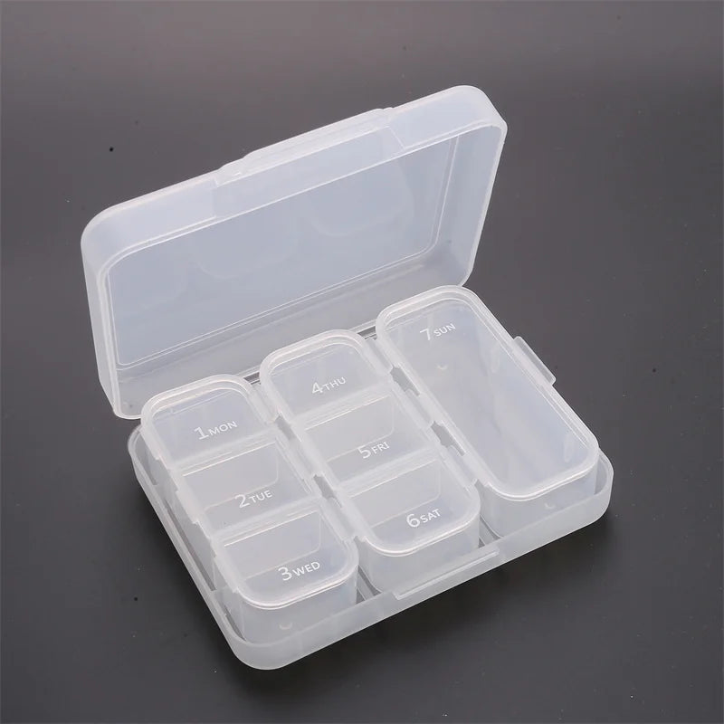 1 Set Pillendose, 7 Tage Organizer, 21 Fächer