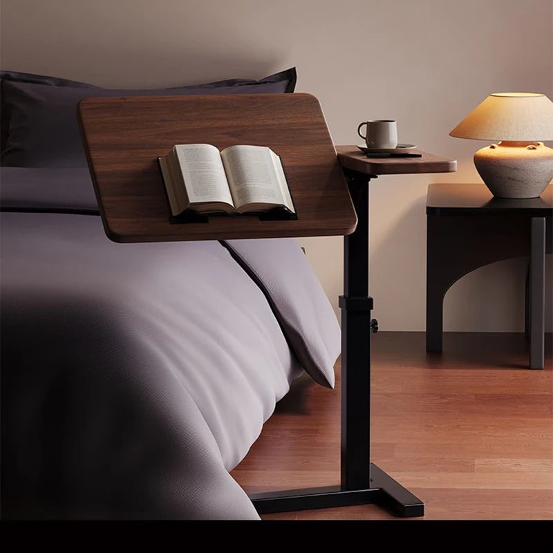 Klappbarer Sofa-Beistelltisch mit Rädern