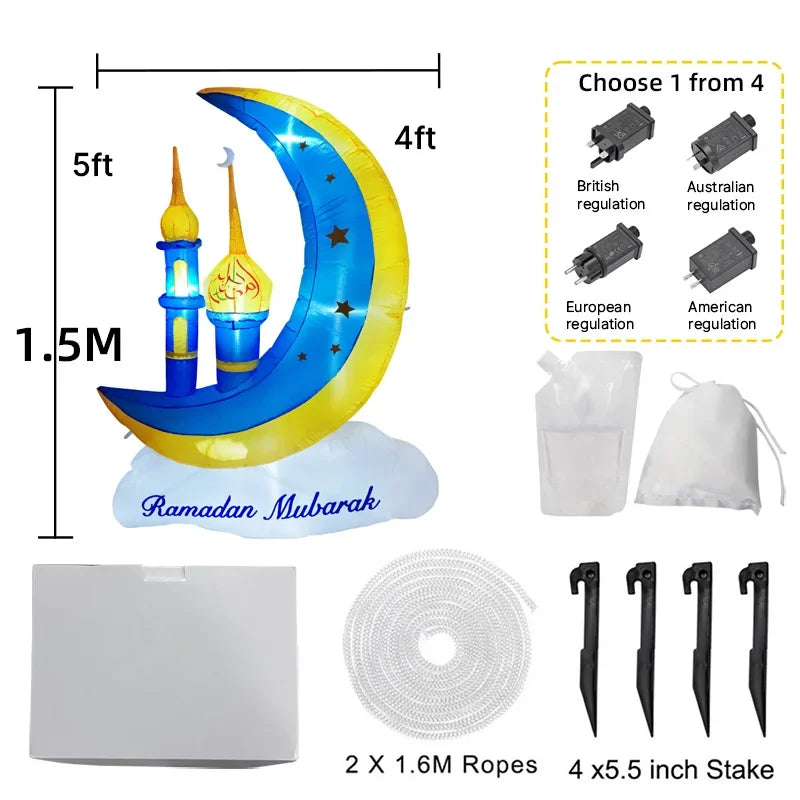 Ramadan-Dekoration, Eid Mubarak