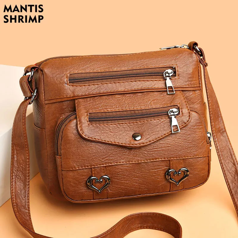 PU Weiches Leder Schulter Tasche