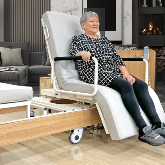 Drehbares Pflegebett