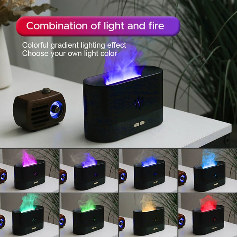 Led Ätherisches Öl Flamme Lampe Difusor