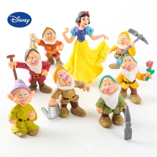 8 Teile/satz Disney Figur Spielzeug Film Schneewittchen Und Die Sieben Zwerge