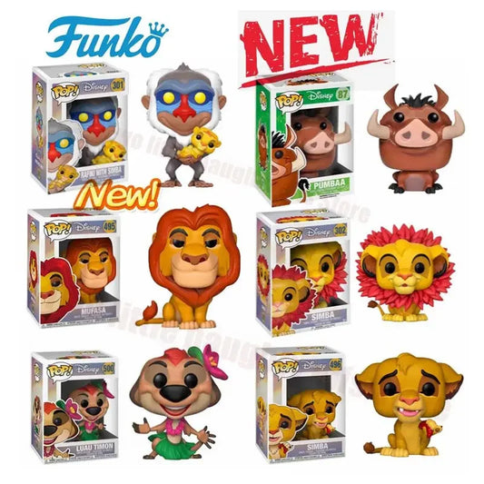 Funko POP Disney The Lion King Rafiki Simba #301 Luau Timon#500 MUFASA 495# SIMBA 496#