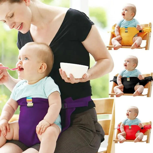 Tragbarer Baby-Esszimmerstuhl mit festem Gurt