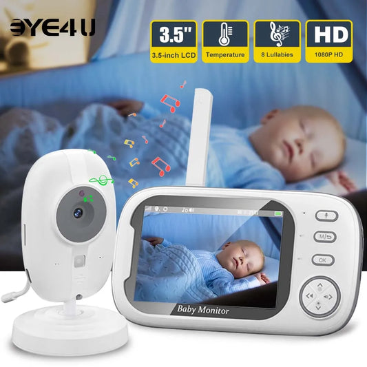 3.5'' Video Baby Monitor Nachtsicht-Videoüberwachungskameras mit Temperaturanzeige