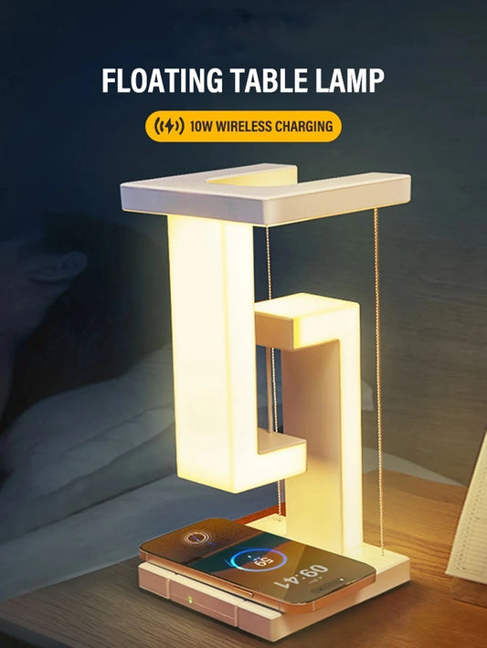 Lampe mit abnehmbarem 10-W-Wireless-Ladegerät