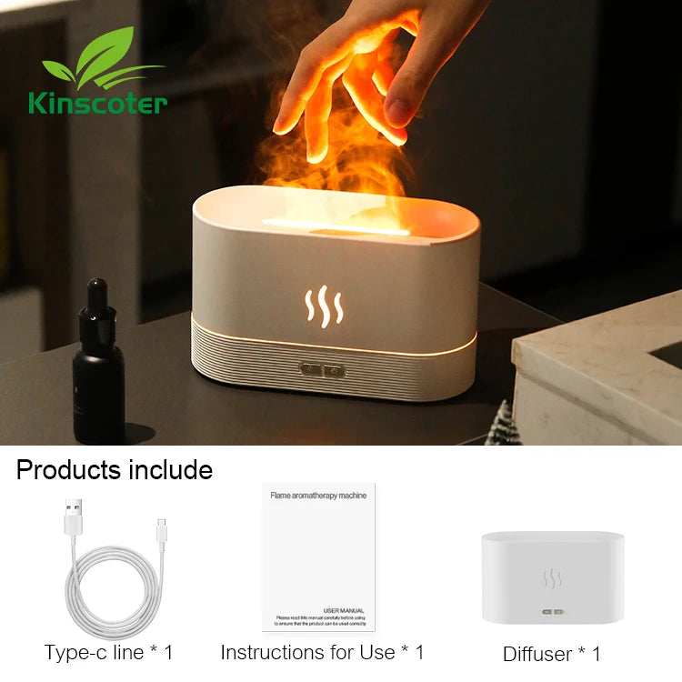 Led Ätherisches Öl Flamme Lampe Difusor