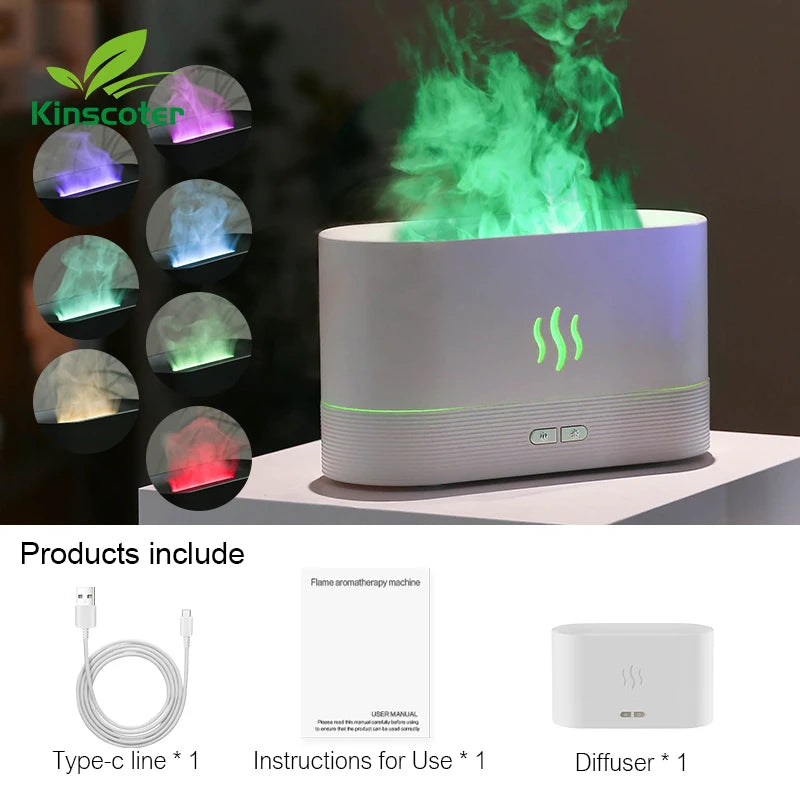 Led Ätherisches Öl Flamme Lampe Difusor