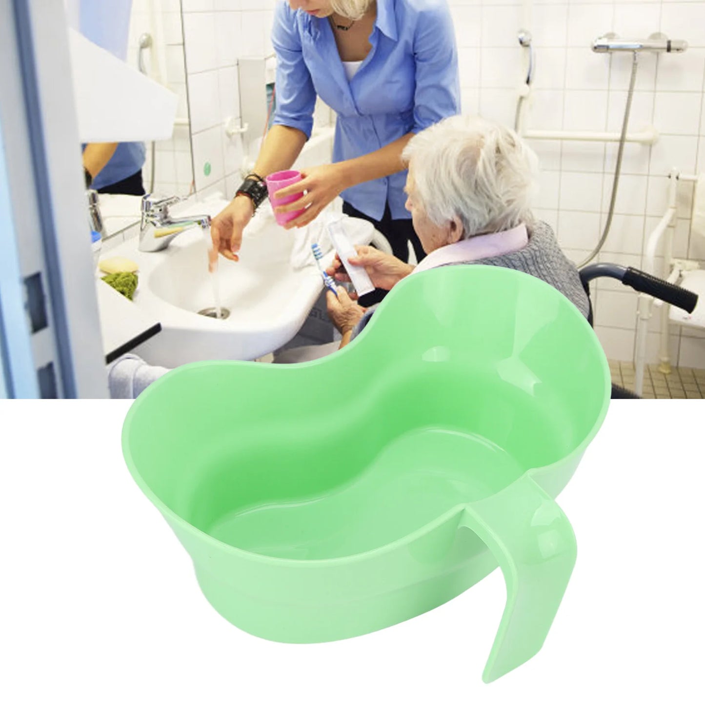 Erbrochenes Becken Tasse Mundpflege