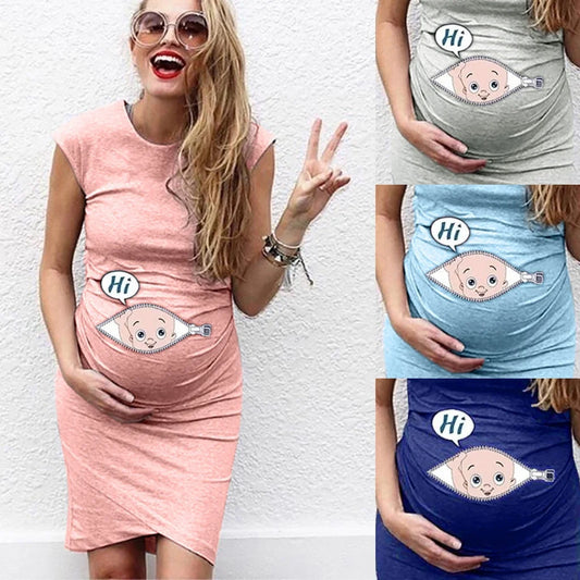 Umstandskleid, lockeres Freizeitkleid